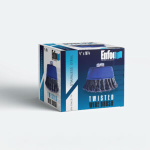 Cup Brush 4" M14 Twisted stainless steel