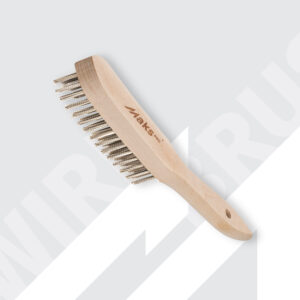 Wood Handle Wire Brush carbon steel